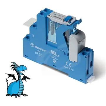 Vazební člen 4C.02.9.024.0050 2P/8A, 24V DC, LED+OD (s paticí) Akční Cena