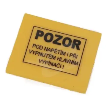 Celosvětová Doprava Krytka RSA 4 A pro 5 sv.(POD NAPĚTÍM I PŘI VYPNUTÉM HLAVNÍM VYPÍNAČI)