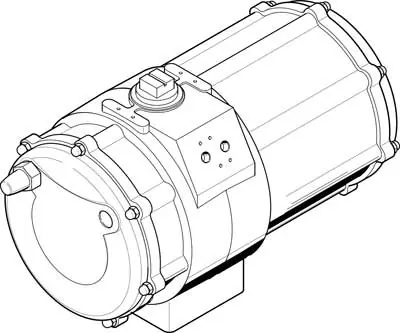 DAPS-2880-090-R-F16 kyvný pohon (549670) FESTO . Horká Nabídka