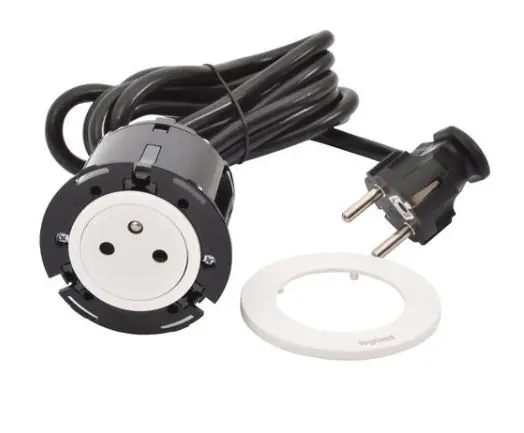 LEGRAND Zásuvka DISQ60 2P+T bílá zapuštěná Velkoobchod