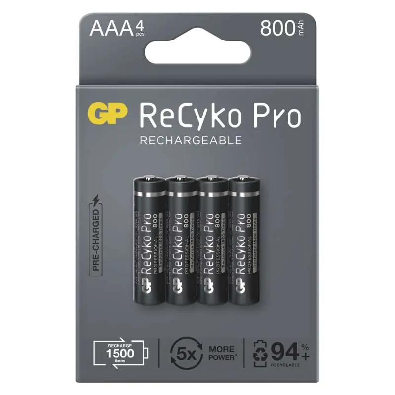 Přímo Od Výrobce GP Baterie  mikrotužková 800mAh RECYKO PRO
