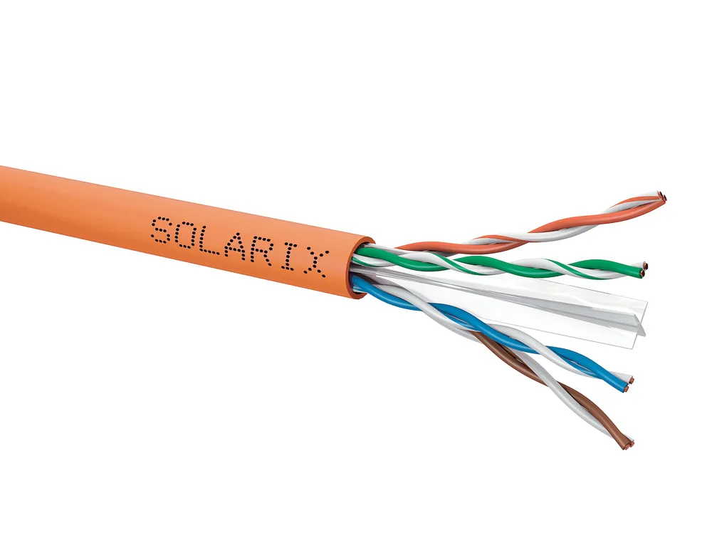 SOLARIX Instalační kabel Solarix CAT6 UTP LSOHFR B2ca-s1,d1,a1 500m SXKD-6-UTP-LSOHFR-B2ca Víkendová Akce