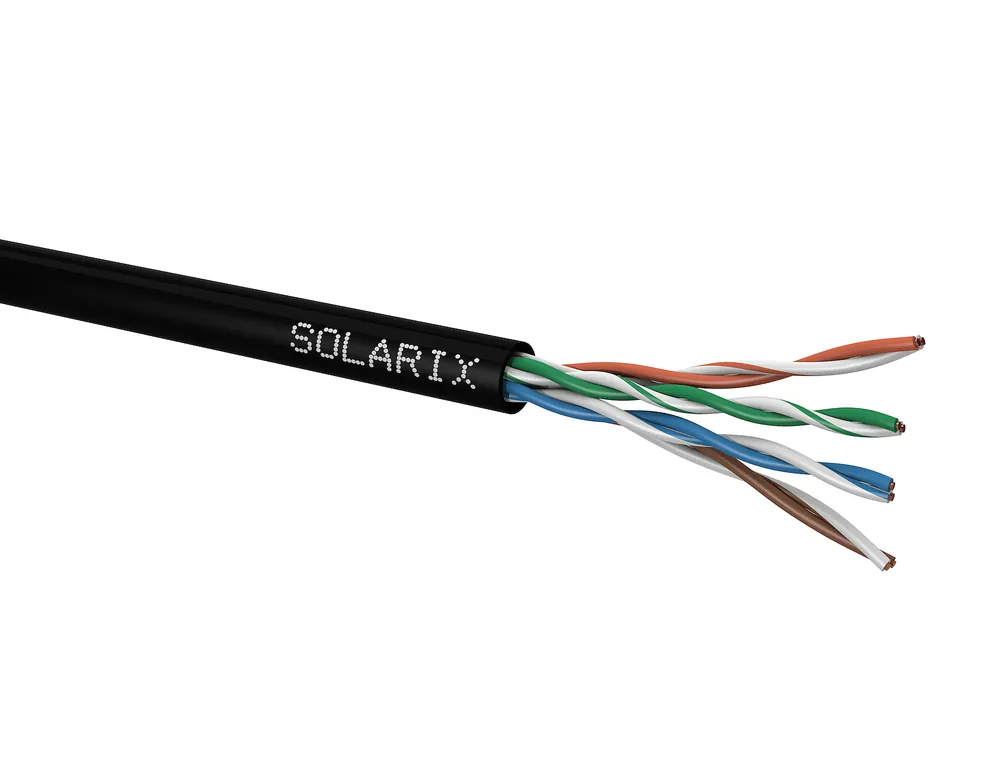 SOLARIX Instalační kabel Solarix CAT5E UTP PE Fca 100m/box SXKD-5E-UTP-PE Ověřený