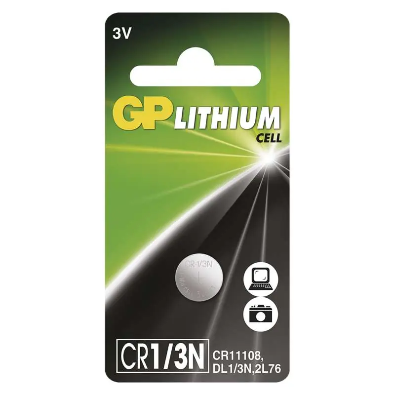 GP Baterie 3V LITHIUM pr.11,6x10,8 CR1/3N (CR11108, DL1/3N, 2L76) Vysoce Kvalitní
