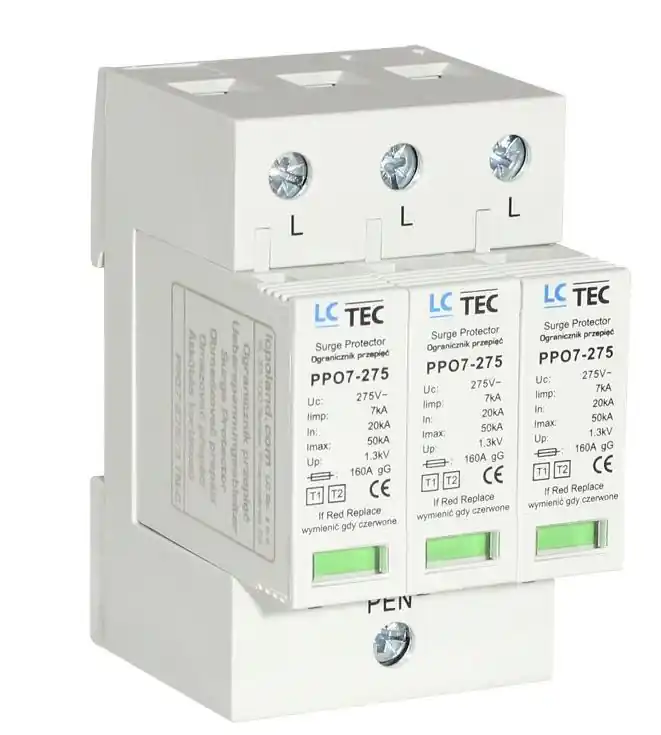 Horká Nabídka LC TEC Svodič přepětí PPO7 třída T1+T2 3P 7kA