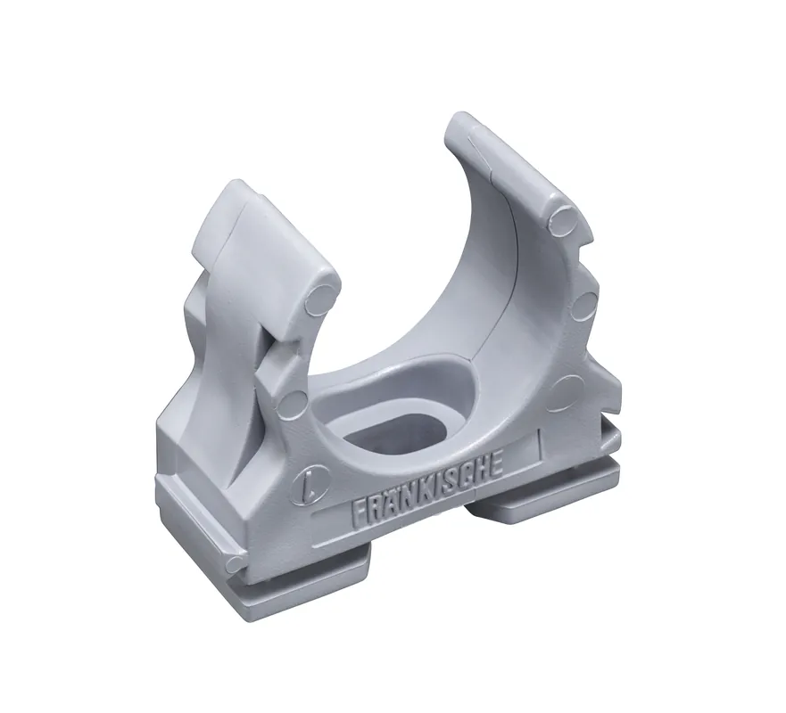 Přímo Od Výrobce FRÄNKISCHE Příchytka Clipfix Ø63mm, –25 až +60°C, PP, šedá