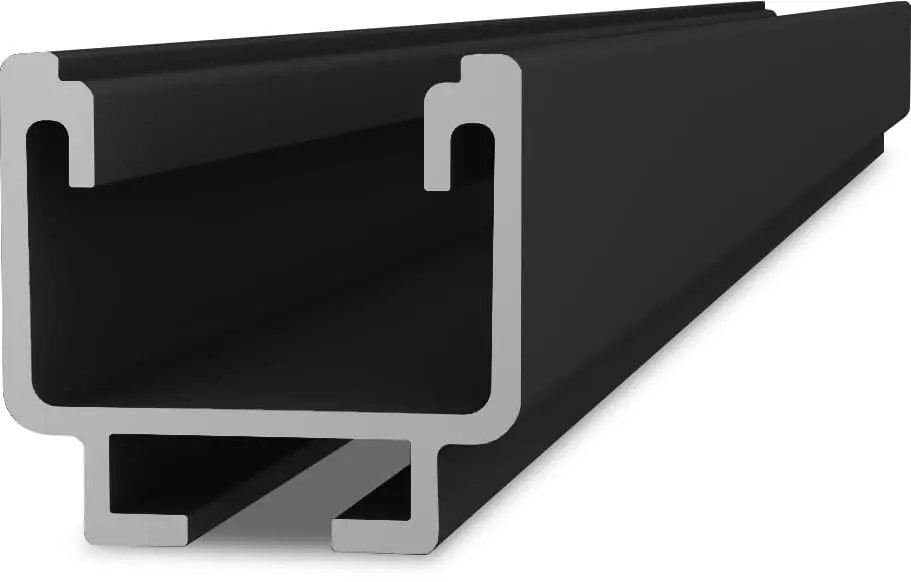K2 SYSTEMS Lišta SolidRail Light 4.80 m Black Cenový Hit