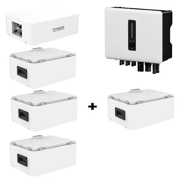 Autentický WATTSONIC Sada 10kW měnič + DYNESS BMS BDU/BASE T9637 + 3x bateriový modul 3,55kWh + 1x bateriový modul 3,55kWh zdarma