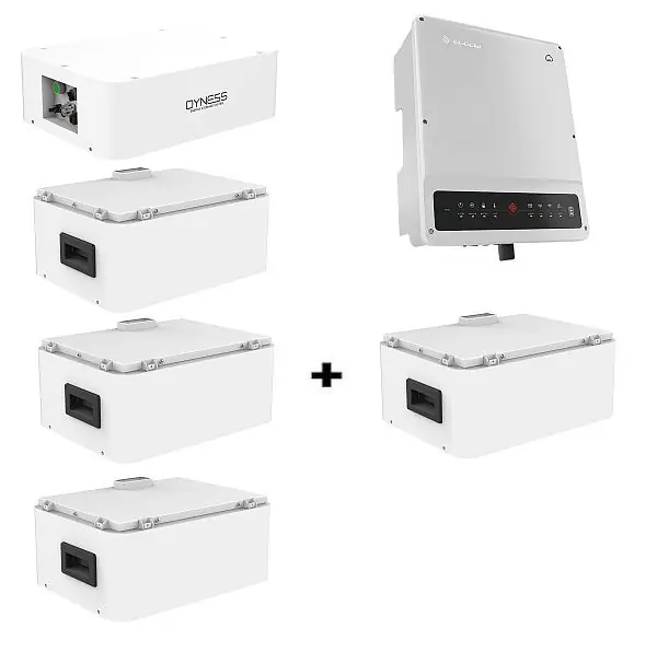 GOODWE Sada 10kW měnič + DYNESS BMS BDU/BASE T9637 + 3x bateriový modul 3,55kWh + 1x bateriový modul 3,55kWh zdarma Vysoce Kvalitní