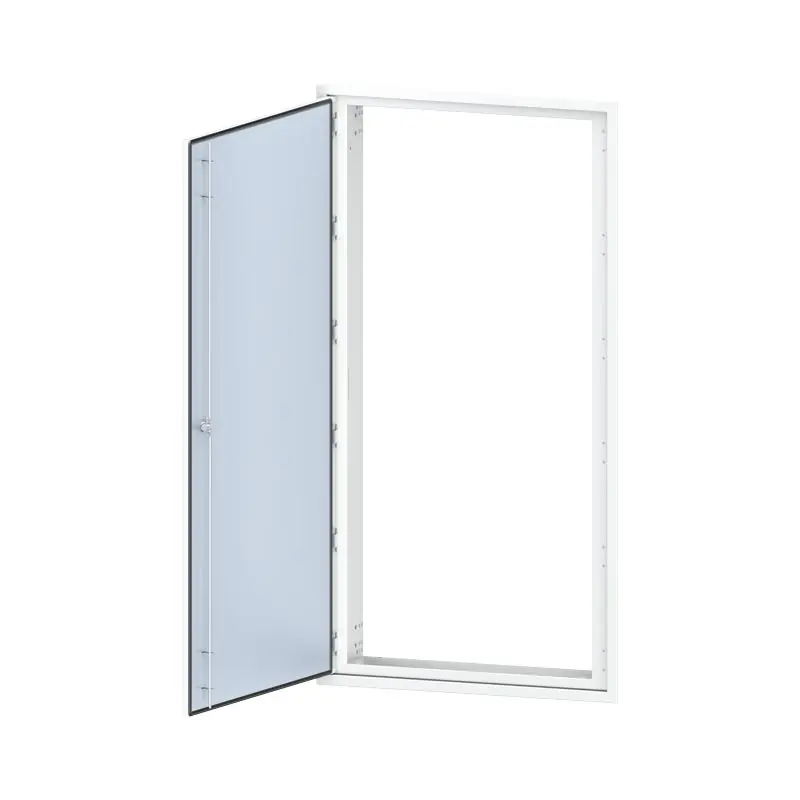 SK0398931-CZ20260306-083626-0-1772757397-pim-3363193_1 Akce OEZ Rozvodnicová skříň pro zapuštěnou montáž, jednokřídlové dveře, neprůhledné, 1673 x 878 x 157, řady 7, rozteč 150 mm, počet modulů 34, krytí IP54, ocel-plech, typ RZE-Z-1608015-EI30S