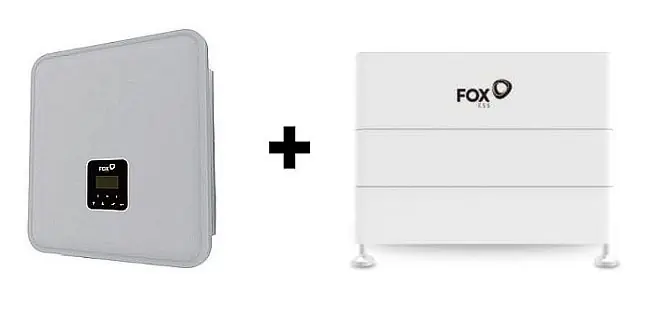 Moderní FOXESS Sada 10 kW měnič H3-10.0-E + BMS s baterií CM4100 + 2x bateriový modul CS4100 12,09 kWh